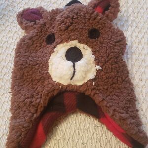 Baby Winter Bear Hat with Mittens